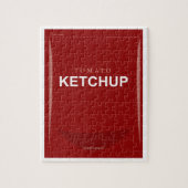 Puzzle Ketchup Packet 8 pouces x 10 pouces (Vertical)