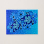 Puzzle Ketmie et tortues bleues de Honu (Horizontal)