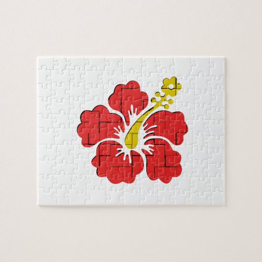 Puzzle Ketmie florale (Horizontal)