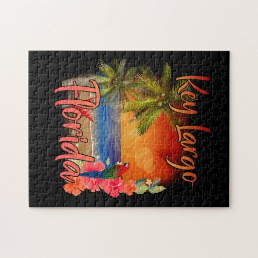 Puzzle Key Largo Florida Keys Tropical Beach Sunset (Horizontal)