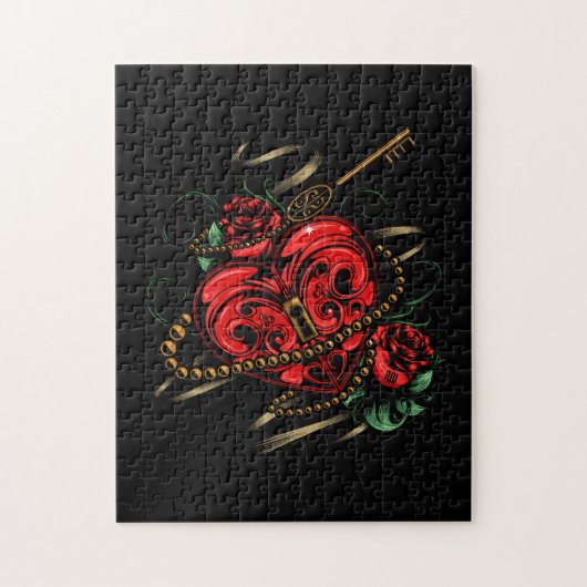 Puzzle Key To My Heart  (Vertical)