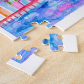 Puzzle Key West Harbour and ships at sunset (Côté)