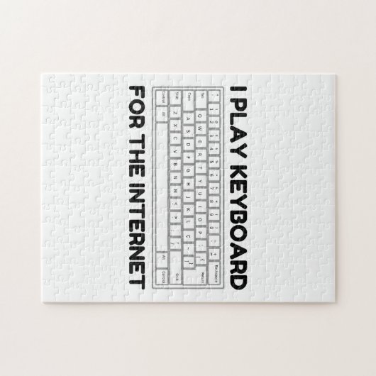 Puzzle Keyboard Internet (Horizontal)