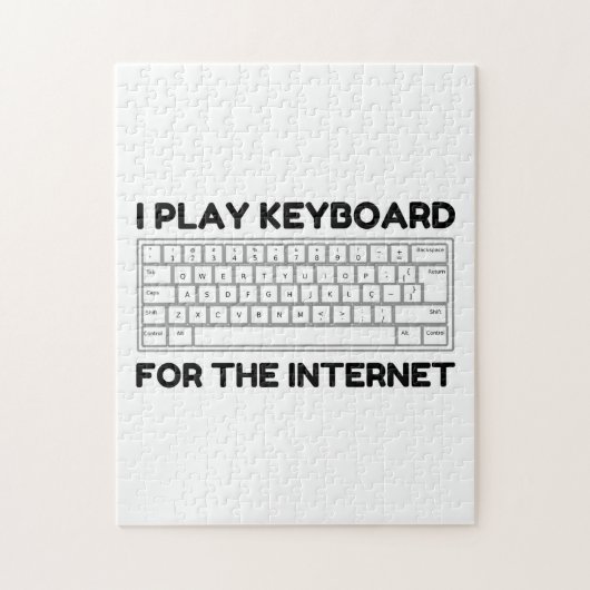 Puzzle Keyboard Internet (Vertical)