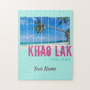 Puzzle Khao Lak Phang-Nga Thaïlande Vintage Beach Souveni