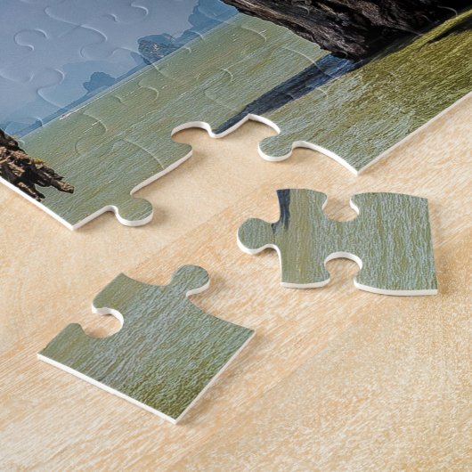Puzzle Khao Phing Kan île rocheuse Phuket en Thaïlande ca (Côté)