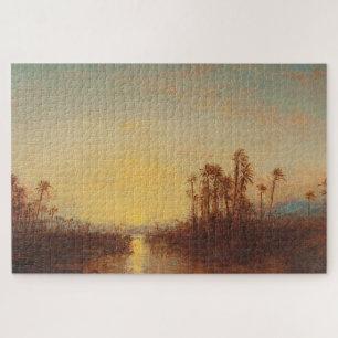 Puzzle Khartoum, Coucher De Soleil - Félix Ziem