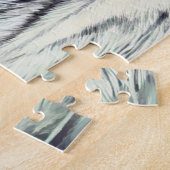 Puzzle Kickapoo Indian Brujah White Wolf art original (Côté)