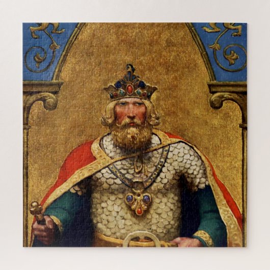 Puzzle « King Arthur » par NC Wyeth (Vertical)