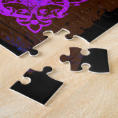 Puzzle King Calavera Skull Geek NFT Art (Côté)