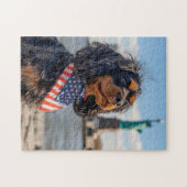 Puzzle King Charles Cocker Spaniel à New York (Horizontal)