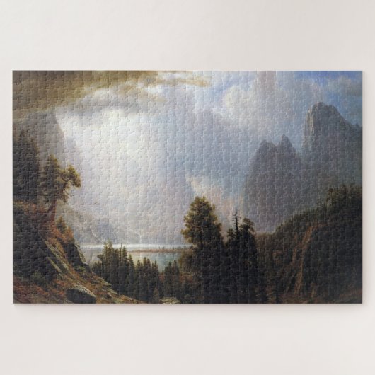 Puzzle King Lake, Californie, Albert Bierstadt (Horizontal)