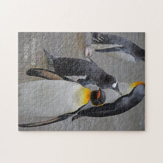 Puzzle King Penguin & Friends Edinburgh Zoo Écosse (Horizontal)