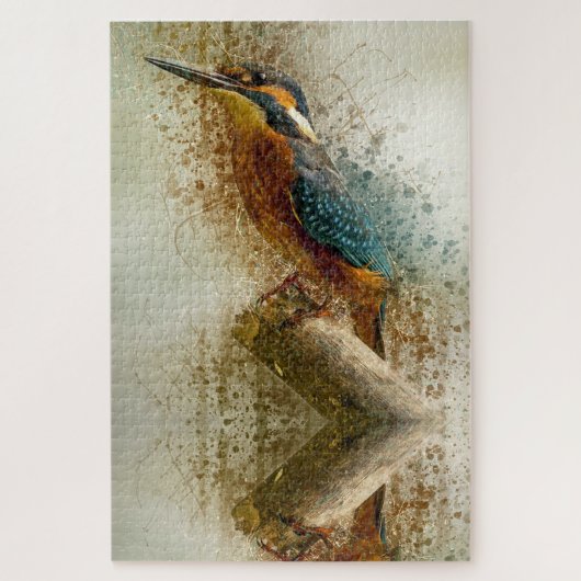 Puzzle Kingfisher (Vertical)