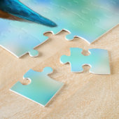 Puzzle Kingfisher Bird Blue Abstrait (Côté)
