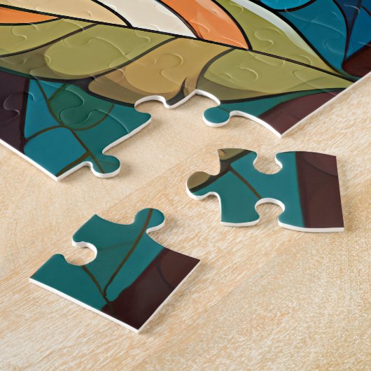 Puzzle Kingfisher d'automne (Côté)