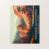 Puzzle Kings Canyon National Park California Mountains (Vertical)