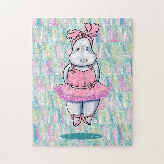 Puzzle KiniArt Hippo Ballerina (Vertical)