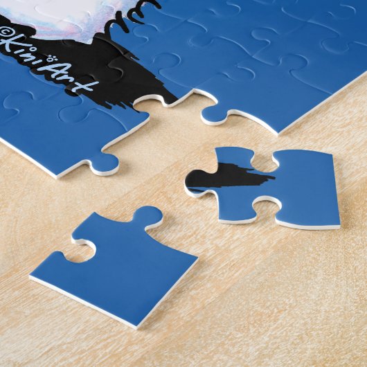 Puzzle KiniArt Westie Peach (Côté)