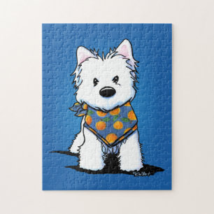 Puzzle KiniArt Westie Peach