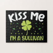 Puzzle Kiss Me I'm A Sullivan - Nom Sullivan (Horizontal)
