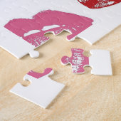 Puzzle Kissing Red lips (Côté)