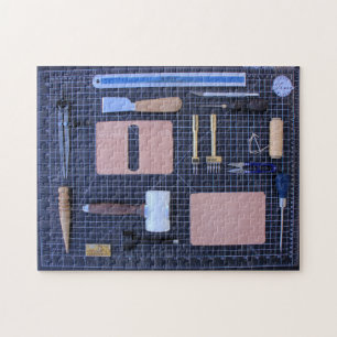 Puzzle Kit d'outils de travail en cuir - 11x14 - 252 pcs