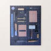 Puzzle Kit d'outils de travail en cuir - 11x14 - 252 pcs (Vertical)
