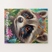 Puzzle Kit Raccoon Cute & Fierce ! (Horizontal)