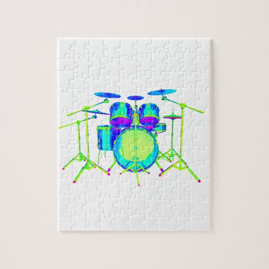 Puzzle Kit Tambour coloré (Vertical)