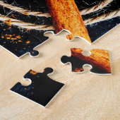 Puzzle Kitchen Spoons Of Different Flavorful Spices (Côté)