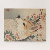 Puzzle Kitsune & cherry blossom (Horizontal)