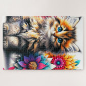 Puzzle Kitten Art (Horizontal)