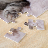Puzzle Kitten Dormir sur la serviette (Côté)