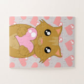 Puzzle Kitten et les coeurs (Horizontal)