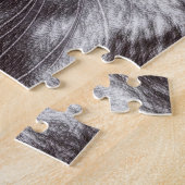 Puzzle Kitten Love Cute Kitty Cat With Luminous Blue Eyes (Côté)