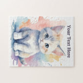Puzzle Kitten personnalisable (Horizontal)