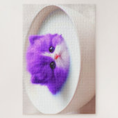 Puzzle Kitten pourpre (Vertical)