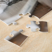 Puzzle Kitten reposant sur ordinateur portable (Côté)