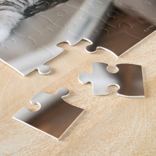 Puzzle Kitten reposant sur ordinateur portable (Côté)