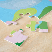 Puzzle Kitty Cat Mermaid and Fish Friends Personalized (Côté)