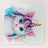 Puzzle Kitty Licorne Aquarelle (Horizontal)