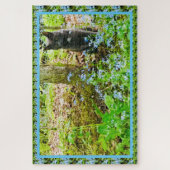 Puzzle Kitty Motif (Vertical)