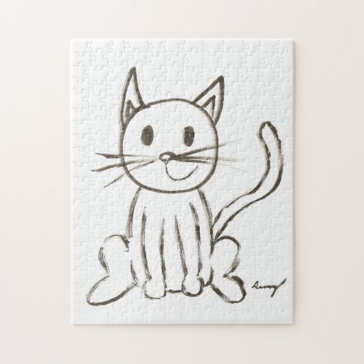 Puzzle Kitty Peint (Vertical)