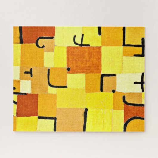 Puzzle Klee - Caractères en Jaune (Horizontal)