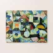 Puzzle Klee - Composition avec la demi-lune jaune (Horizontal)