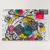 Puzzle Kleine Welten V (Small Worlds V) Wassily Kandinsky (Horizontal)