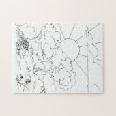 Puzzle - Kleur uw dageraad Legpuzzel (Horizontaal)