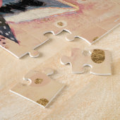 Puzzle Klimt Giraffe | Orné De Fleurs (Côté)