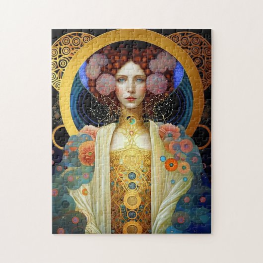 Puzzle Klimt Inspiré Queen Goddess Imaginaire Art (Vertical)